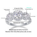 925 Silver Exaggerated Stackable Women's Rings, Custom Processing-0-0