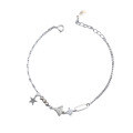 wholesale S925 Maker Ballpoint Skirt Diamond-Encrusted Dress Yilianlian Star Bracelet Fashionable Exquisite Niche Hand Jewelry for Girlfriend Bestie-0-4