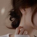 wholesale S925 Sterling Silver Minimalist Four-Pointed Star Ear Studs, Dainty and Chic Trendy Earrings-0-3