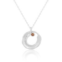 wholesale S925 Sterling Silver 563 Round Hollow-Out Diamond Inlay Necklace for Women, Minimalist Style, Small and Unique, Ins-Inspired, Elegant and Luxurious Collarbone Chain-Burnt 18K White Stone 925 Silver