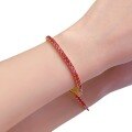 wholesale 925 Silver Pigeon Blood Red Full Diamond Red Diamond Bracelet, Mu Jing Jewelry New Classic Daily Fashion OL Live Stream Style-0-4