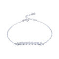 wholesale S925 silver zirconia creative minimalist fresh style ladies' bracelet-0-4