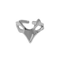 wholesale S925 sterling silver 706 original design bone series fashion vertebrae niche hollow open ring for women-Platinum [No. 12/Adjustable]>Opening adjustable
