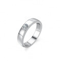 S925 Silver Moissanite Men's Ring, European and American Straight Row Male Ring for Cross-border-0-4