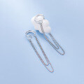 wholesale S925 Sterling Silver Korean Style Fashion Three-Layer Chain Ear Clip for Women, Minimalist and Personalized Line Earrings G8044-0-4