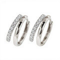 S925 Sterling Silver Moissanite Earrings with Natural Two-Tone Layered Sparkle, Classic and Light Luxury-0-5