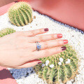 S925 Sterling Silver Double-Layer Stackable Ring, Fashionable and Versatile Wholesale Clearance-0-1