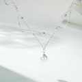 Sterling Silver Pearl Necklace for Women, Elegant and Luxurious-0-2