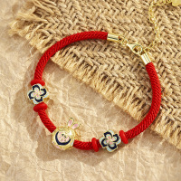 wholesale 925 Sterling Silver Silver Xing Hui Autumn and Winter Accessories Strictly Selected Stress-Relieving National Trend Hot-Sale Loose Bead Bracelet for Women Wholesale-Dunhuang style waist drum lotus pattern bracelet 925 silver