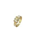 wholesale Cross-border micro-pavé zirconia letter ring for women in metal, exuding a sense of light luxury, advanced style, and versatile fashion with a personalized ring design-0-4