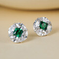 wholesale 925 Sterling Silver Spring and Summer New Simple Niche High-End Versatile Zircon Earrings Wholesale-0-1