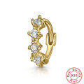 wholesale S925 Sterling Silver Cartilage Piercing Diamond Ear Cuff, an INS Punk Style Ear Bone Clip-0-5