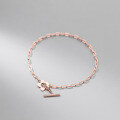 wholesale S925 Silver Floral Ankle Bracelet for Women with Hollow Small Flower Design S4521-0-1