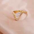 wholesale 925 Silver Gold Moissanite Suite Ring Marquise Main Stone Stackable Design Sense Women's Popular Style Independent Site Best-Seller-0-2