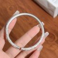 wholesale 9999 Pure Silver Cuff Bracelet with the Popular Black Myth Wukong's Tight Hoop Spell, Ancient Craftsmanship, Great Sage Equalling Heaven's Golden-Hooped Rod Jewelry-0-3