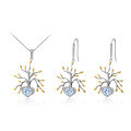 wholesale 925 Silver Designer High-End Natural Topaz Pendant, Tree of Life Design Series Necklace Pendant-0-4