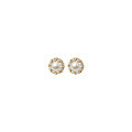 wholesale S925 Sterling Silver Earrings for Women, Korean-style Fresh and Elegant Round Micro-Pearl Sweet Earrings G8027-0-4