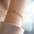 wholesale S925 Sterling Silver Red Elk Full Body Bracelet New Women's Bangle, Niche Fashion Commuting Möbius Strip Light Luxury-0-1