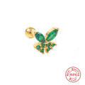 wholesale S925 Sterling Silver Single Butterfly-shaped Screw Ear Cuff, Cross-border Creative Fashion Earring-0-9