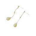 wholesale S925 Sterling Silver Hetian Jade Long Earrings, Nalan Chinese Ancient Style Elegant New Trend Model M05047-0-4