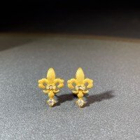 wholesale S925 Sterling Silver Set Matching Cross Bracelet Necklace Earrings Minimalist High-End Hand Brushed Silver Jewelry Wholesale-Earrings-ED198