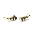wholesale S925 Gold-Plated Silver Fashion Clip-On Earrings for Women, Direct Source Wholesale from Manufacturer, Hot Selling Style-0-3