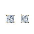 wholesale 925 Sterling Silver Moissanite Stud Earrings Four-Prong Classic Straight Right-Angle Three-Flower Radiant Cut D Color Moissanite-0-4