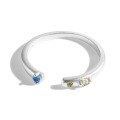 wholesale S925 Sterling Silver INS Style Hit Simple Geometric Yellow and Blue Diamond Inlaid Design Versatile Adjustable Open Ring-0-4
