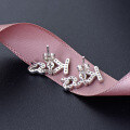 wholesale S925 Sterling Silver Kiss Letter Full Diamond Earrings Women'sIns Style Small Fashion Minimalist Earrings Drop Shipping-0-2