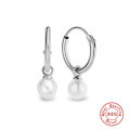 wholesale S925 Sterling Silver Pearl Drop Earrings, Cross-Border Bestseller, INS Style, Creative and Versatile Women's Earrings-0-6
