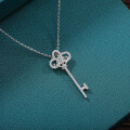 S925 Silver Moissanite Pendant Necklace, Live Sale Hot Item, Wholesale Available-0-1