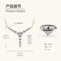 S925 Sterling Silver Butterfly Moissanite Layering Necklace-0-10