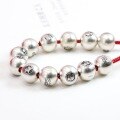 wholesale 925 Sterling Silver Chinese Zodiac Birth Year Luck Red String Bracelet Round Spacer Beads Vintage DIY Handmade Jewelry Accessories-0-2