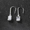 wholesale 925 Silver Cloud-Pull Jewelry New 8A Ultra-Sparkling Zircon Earrings Versatile and Elegant Women's Earrings Wholesale-0-2
