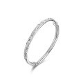 wholesale 999 Sterling Silver Starlight Bracelet for Women, Pure Silver with a Rippling Sparkle, Small Batch Design Bangle-0-4