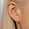 wholesale Metal Brass With Rhinestones, Trendy Ear Cuffs, Minimalist Exaggerated Earrings For-0-2