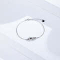 wholesale S925 Sterling Silver Geometric Design Bracelet for Women, Small and Niche Design, Light Luxury Hand Accessory, Cross-Border New Product, Wholesale Accessories-0-0