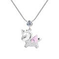 Sterling Silver New Pendant Necklace Women's Minimalist Design Light Luxury-0-5