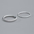 wholesale 999 Sterling Silver Unisex Plain Ring Minimalist Japanese Style Internet-Famous Hand Jewelry R01553-0-2