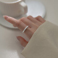 wholesale S925 Silver Galaxy Twinkling Matte Ring BlingBling Super Sparkling INS Adjustable Ring J8925-0-3