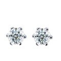 wholesale 925 Sterling Silver Fashion Moissanite Stud Earrings Gift for Girlfriend Commute Earrings Set with 50-Point Moissanite-0-3