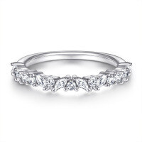 wholesale S925 Sterling Silver Rose Gold Exaggerated Floral Diamond Ring for Women - Wholesale Cross-Border Hot Selling Accessory-Rose Gold>US Size 5#