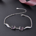 wholesale S925 Silver Zircon Korean Style Bracelet, Fashion Minimalist Women's Bracelet Wholesale from Source Factory-0-5