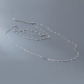 wholesale S925 Sterling Silver Nalan European and American Close-Fitting Waist Chain Minimalist Elegant High-End Sensual Body Chain Y00644-0-4