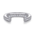 wholesale 925 Silver European and American Fashion Engagement Index Finger Ring Set with Zircon, Pure Silver Stacking Rings for Women, Wholesale from Manufacturers-0-2
