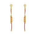 wholesale S925 Silver New Year of the Snake Red Rope Earrings Fashionable and Unique Snake-shaped Long Drop Earrings for Women Wholesale Customization-0-5