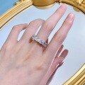 wholesale 925 Silver Oval Row Diamond Ring for Women, European and American Style Full Diamond Ring, One-Click Dropshipping, New Design by Zhuozhifan-0-1