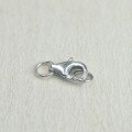 wholesale 925 Sterling Silver Rose Gold Plated Teardrop Clasp Necklace Spring Lobster Clasp Bracelet DIY Jewelry Findings Wholesale-0-11
