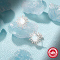 wholesale 925 Sterling Silver Opal Sun Micro-Set Small Geometric Earrings,。-0-3