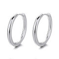 wholesale S925 Sterling Silver Korean Minimalist Ins Style Simple Hoop Ear Clasps, Sleep-Friendly and Versatile for Everyday Wear-0-4